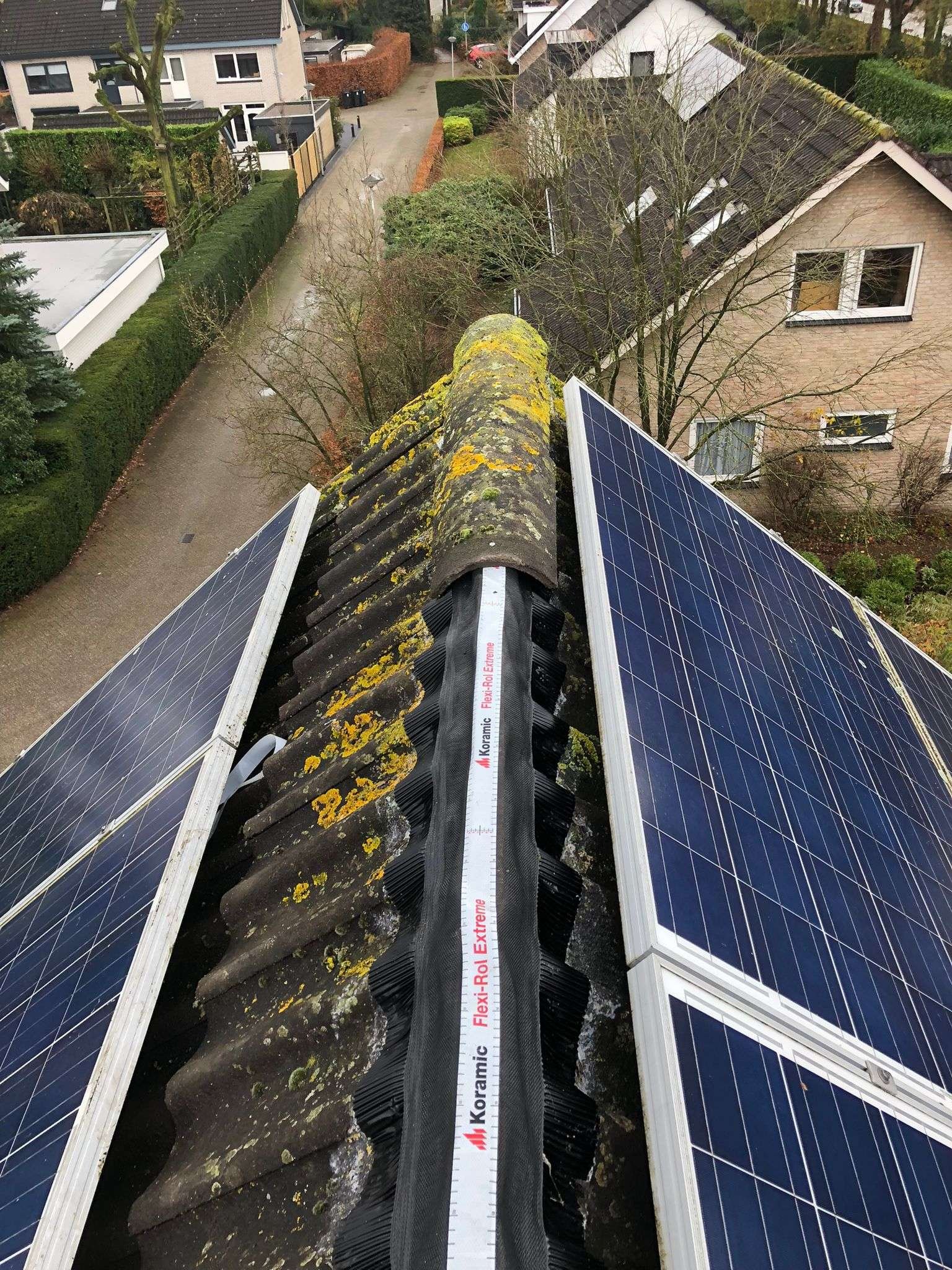 Reparatie van nokvorsten